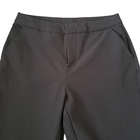 NEW Kyodan black casual ankle length tapered mid rise curvy trouser pants - Picture 4 of 8